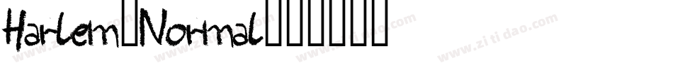 Harlem-Normal字体转换