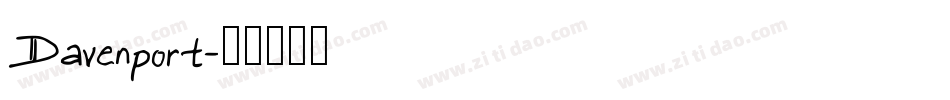 Davenport字体转换