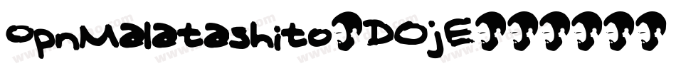 OpnMalatashito-D0jE字体转换