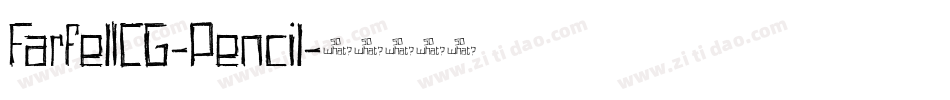 FarfelICG-Pencil字体转换