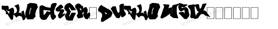 Blocker-DubLowSix字体转换