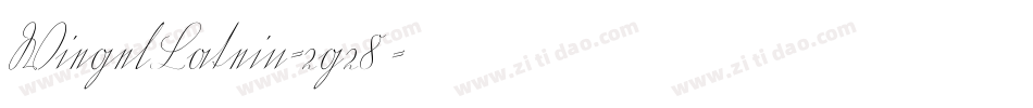 WiegelLatein-2g28字体转换