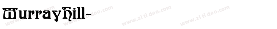 MurrayHill字体转换