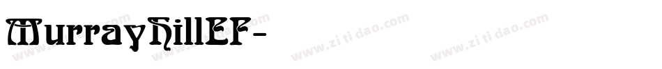 MurrayHillEF字体转换