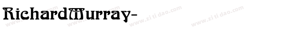 RichardMurray字体转换
