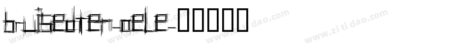 BruisedTen-OEle字体转换