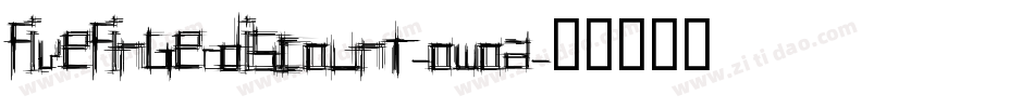 Fivefingerdiscount-owoa字体转换