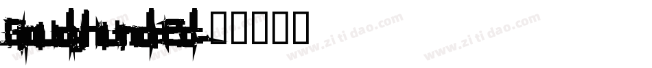 GoudyHundred字体转换