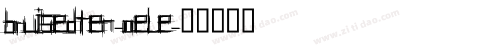 BruisedTen-OEle字体转换