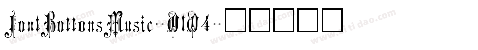 FontBottonsMusic-OlO4字体转换