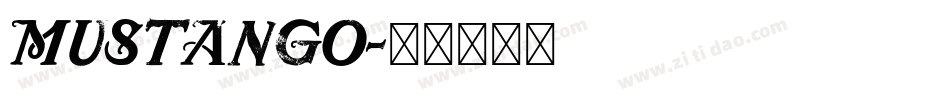 Mustango字体转换