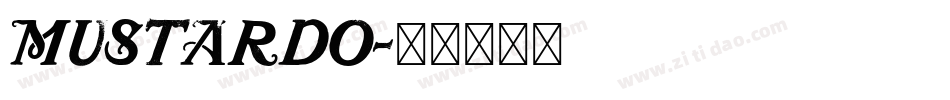 Mustardo字体转换