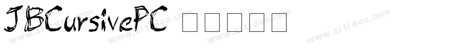 JBCursivePC字体转换