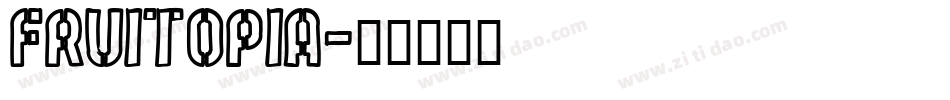 fruitopia字体转换