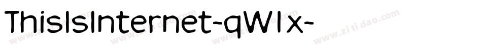 ThisIsInternet-qW1x字体转换