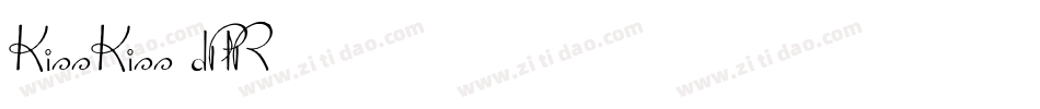 KissKiss-dPlR字体转换