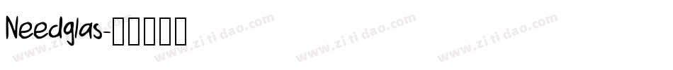 Needglas字体转换