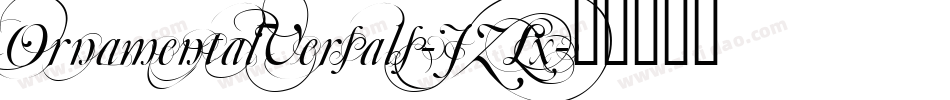 OrnamentalVersals-JZLx字体转换