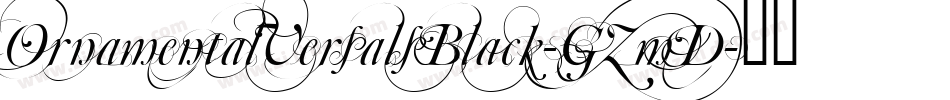 OrnamentalVersalsBlack-GZmD字体转换