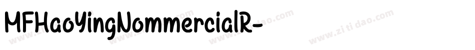 MFHaoYingNommercialR字体转换
