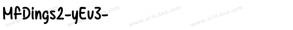 MfDings2-yEv3字体转换