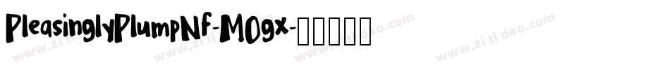 PleasinglyPlumpNf-MOgx字体转换