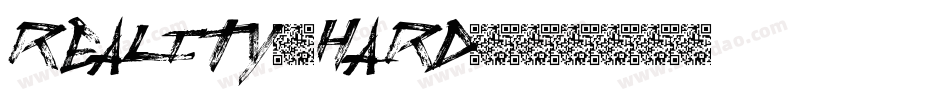 Reality-Hard字体转换