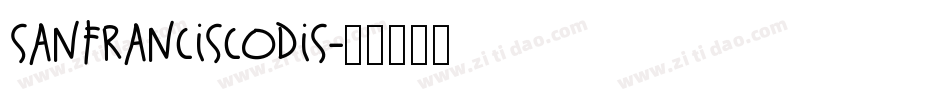 SanFranciscoDis字体转换