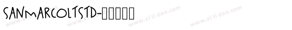 SanMarcoLTStd字体转换