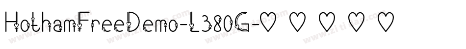 HothamFreeDemo-L380G字体转换