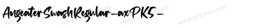 AngeaterSwashRegular-axPK5字体转换
