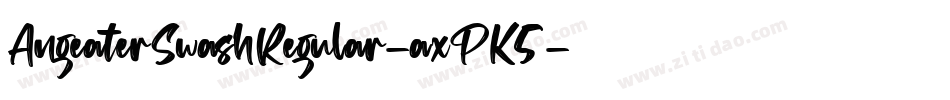 AngeaterSwashRegular-axPK5字体转换