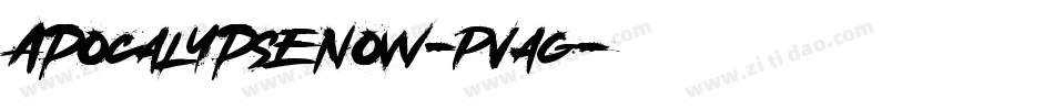 ApocalypseNow-PVag字体转换