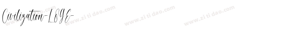 Civilization-L8GE字体转换