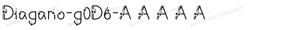 Diagano-g0D6字体转换
