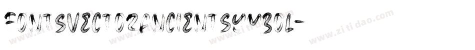 FontsVectorAncientSymbol字体转换
