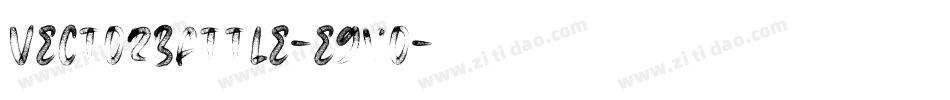 VectorBattle-e9XO字体转换
