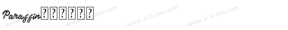 Paraffin字体转换