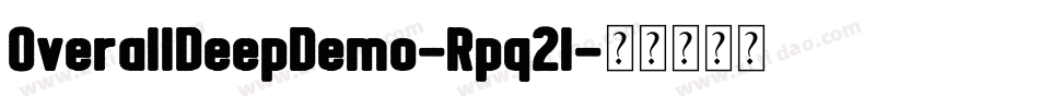 OverallDeepDemo-Rpq2l字体转换