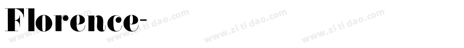 Florence字体转换
