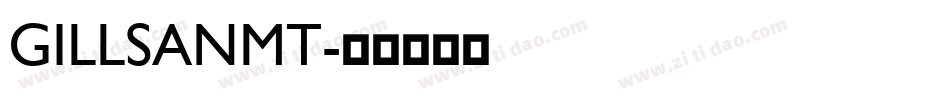 GILLSANMT字体转换