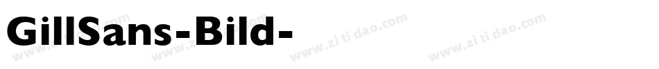 GillSans-Bild字体转换