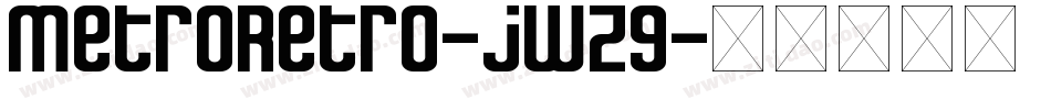 MetroRetro-jWz9字体转换