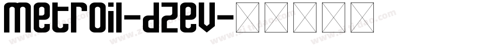 Metroil-dzeV字体转换