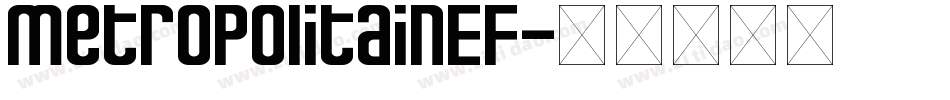 MetropolitainEF字体转换