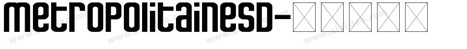 MetropolitainesD字体转换