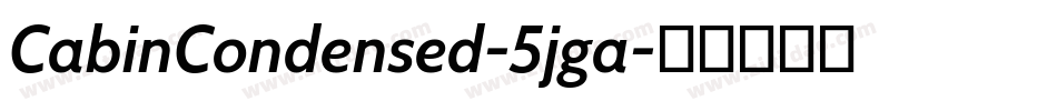 CabinCondensed-5jga字体转换