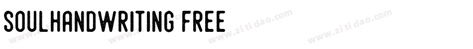 soulhandwriting_free字体转换