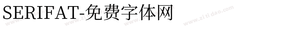 SERIFAT字体转换
