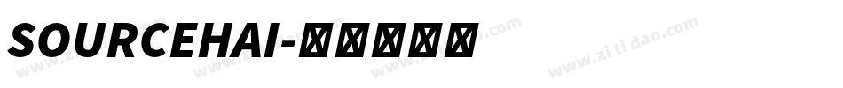 SOURCEHAI字体转换